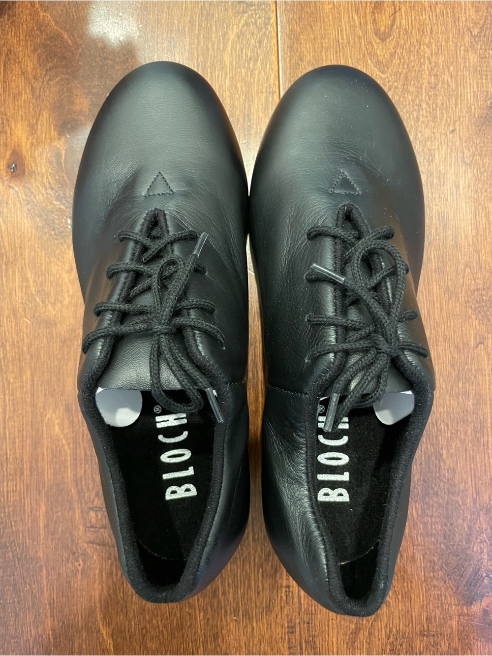 Bloch Black Leather Lace-Up Oxford Dance Shoes